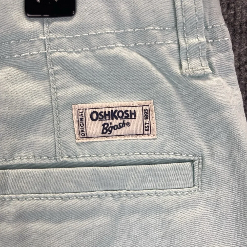 OshKosh B'gosh Shorts‎ Boys Size 10/10A Green Mint Color Casual Summer Chino